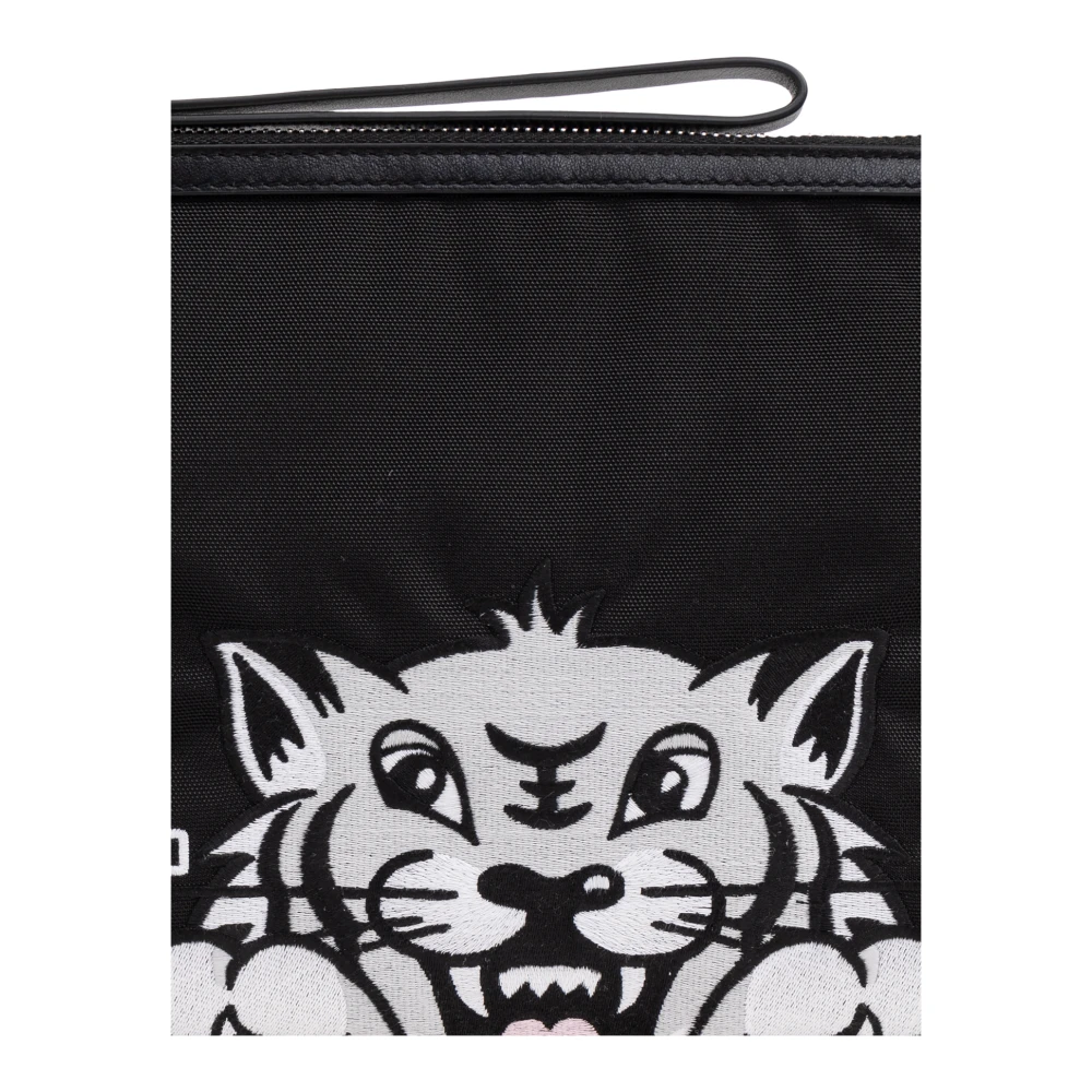Kenzo Handtas met tijgerhoofdmotief Black Heren