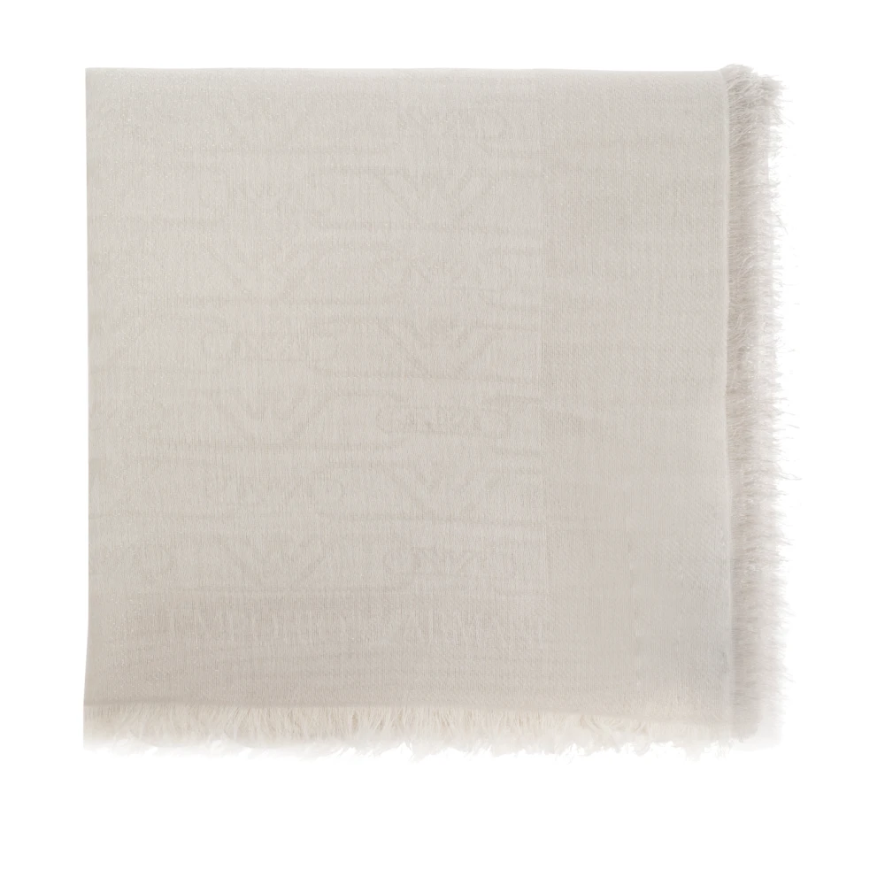 Emporio Armani Sjaal met lurexdraad Beige Dames