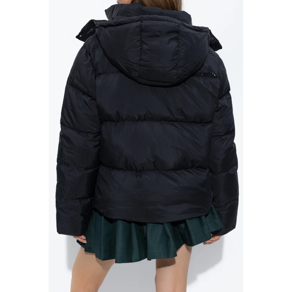 Lacoste Gewatteerde jas met logo Black Dames