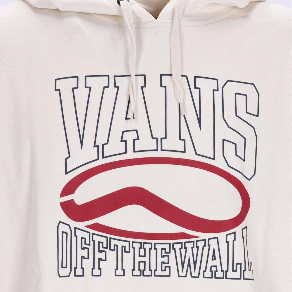 Vans Klassieke Lichtgewicht Hooded Sport Sweatshirt White Heren