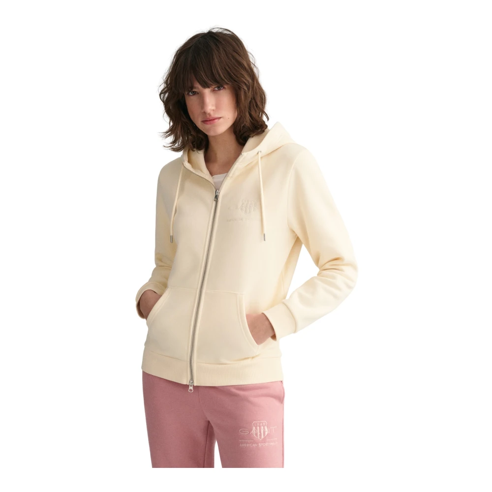 Sweatshirts & Hoodies > Zip-throughs - - Gant - Modalova