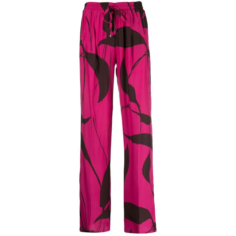 Kiton Straight Trousers Pink Dames