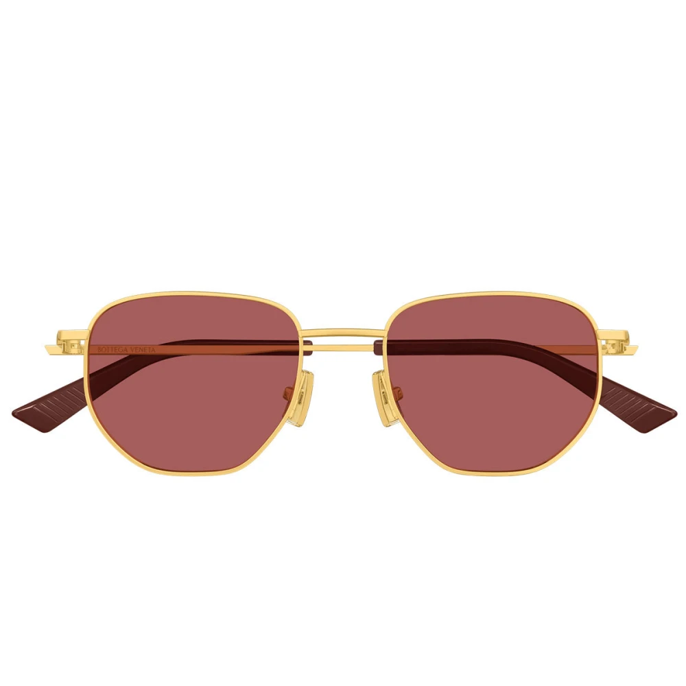 Bottega Veneta Unisex Yellow Pantos Sunglasses - Sunglasses - 52 Mm - Accessories