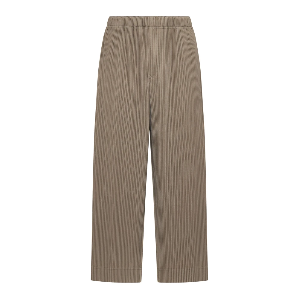 Issey Miyake Geplooide Broek Beige Heren