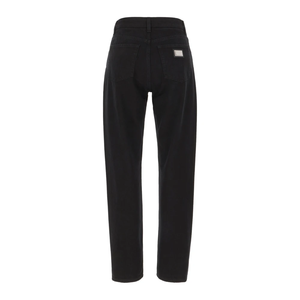 Dolce & Gabbana Klassieke Denim Jeans voor Dagelijks Gebruik Black Dames