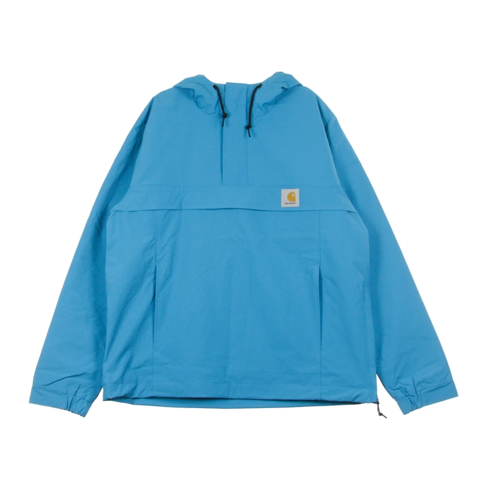 Carhartt WIP Teal Windbreaker Pullover voor Mannen Blue Heren