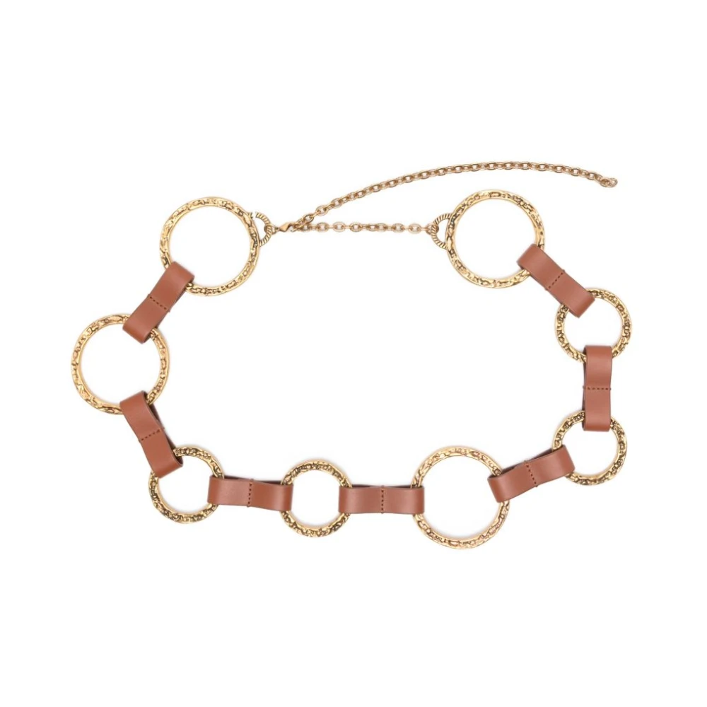 Zimmermann Yellow Solena Chain Belt - Female - Belts - M/L - Accessories