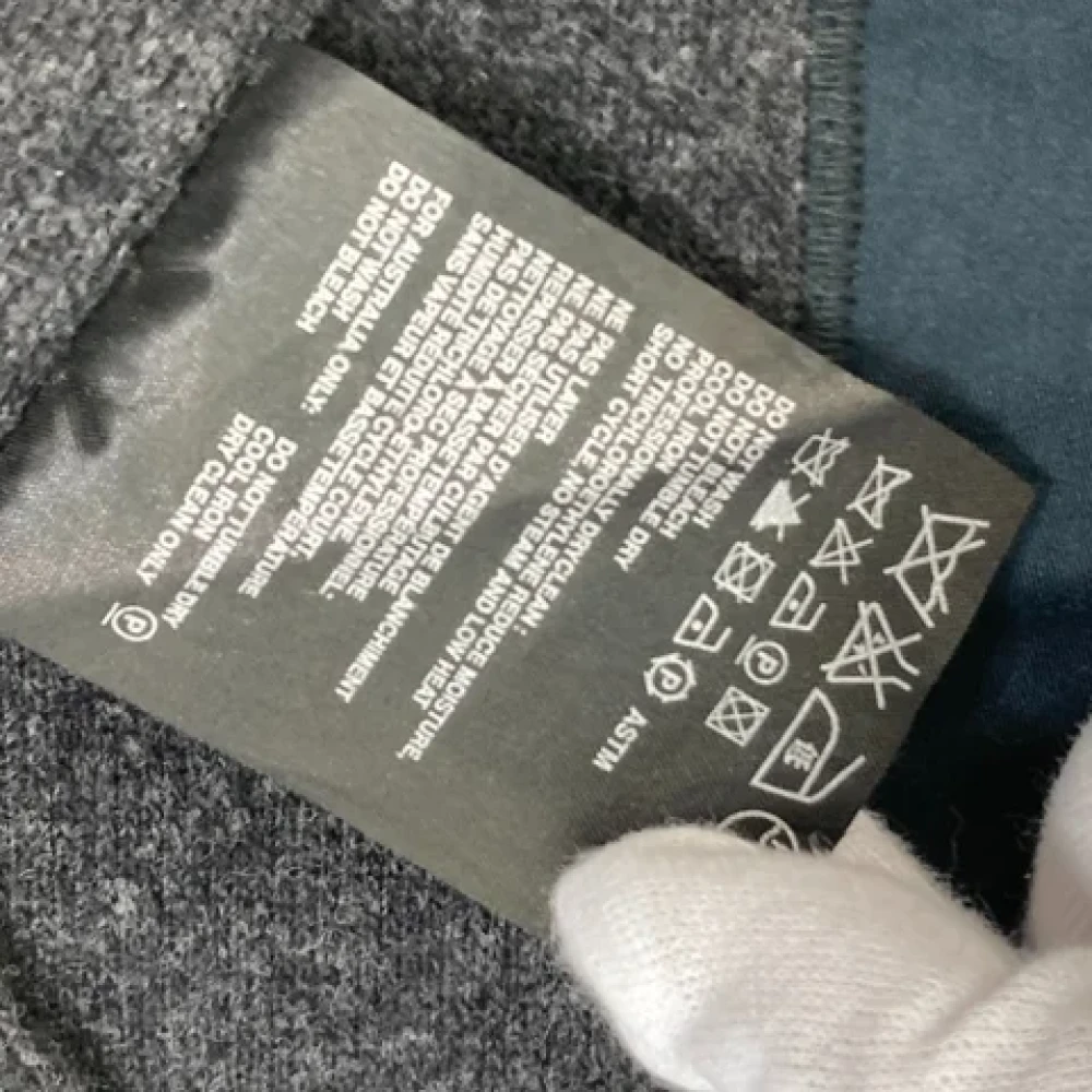 Prada Vintage Pre-owned Cotton scarves Gray Heren