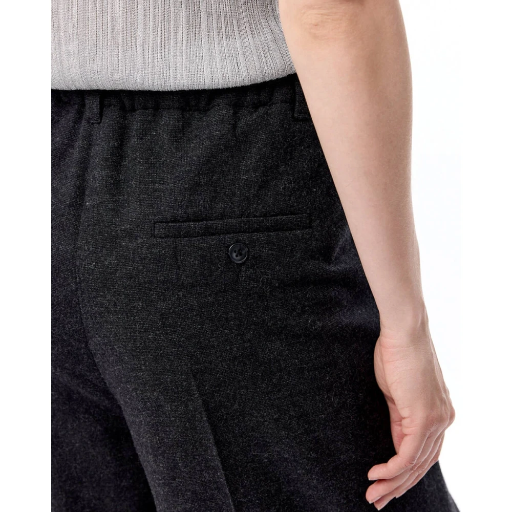 Knit-ted Stijlvolle Broek Black Dames