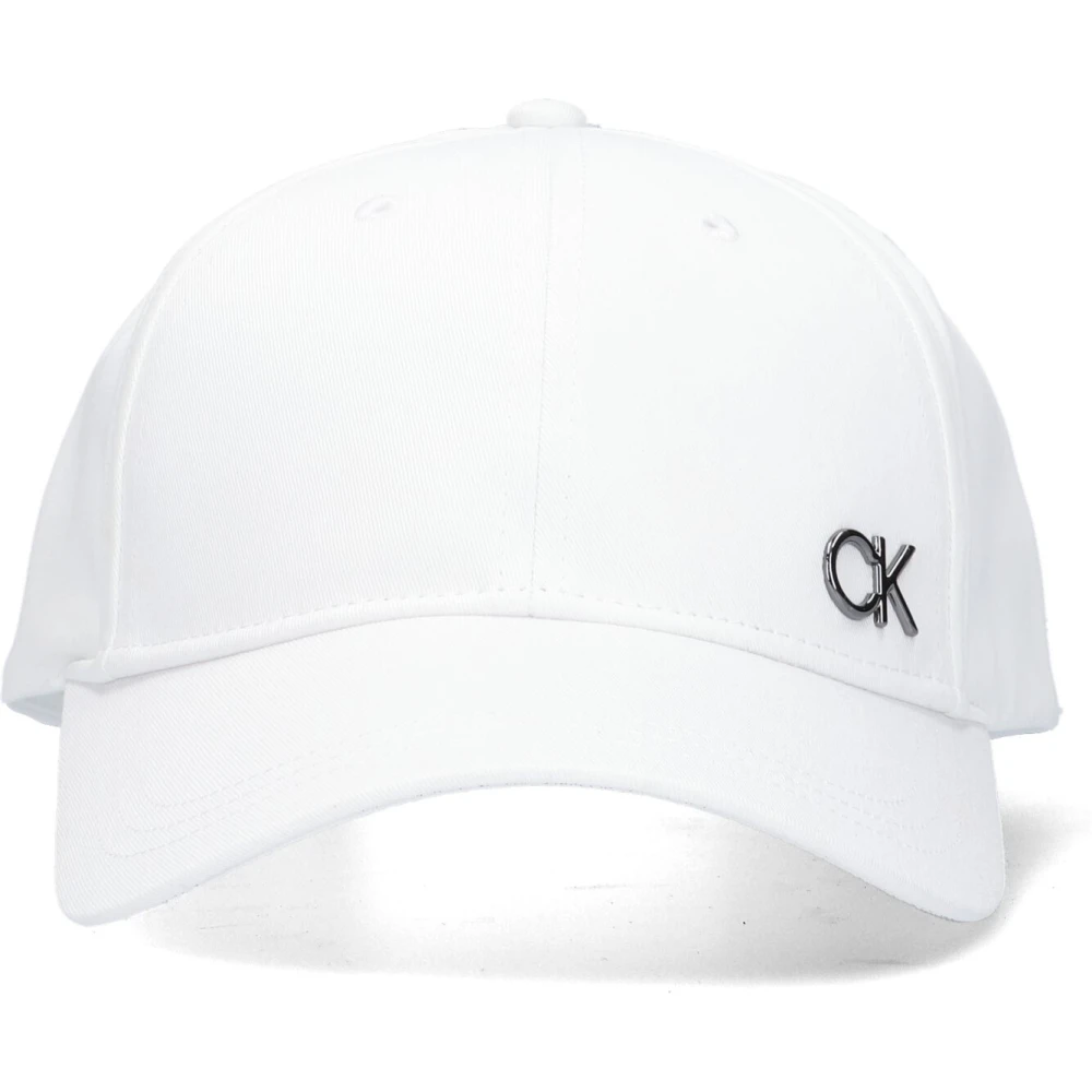 Calvin Klein Metal Bb Cap Wit Textiel White Heren