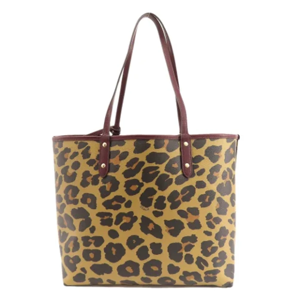 Coach Pre-owned Plastic totes Brown Dames