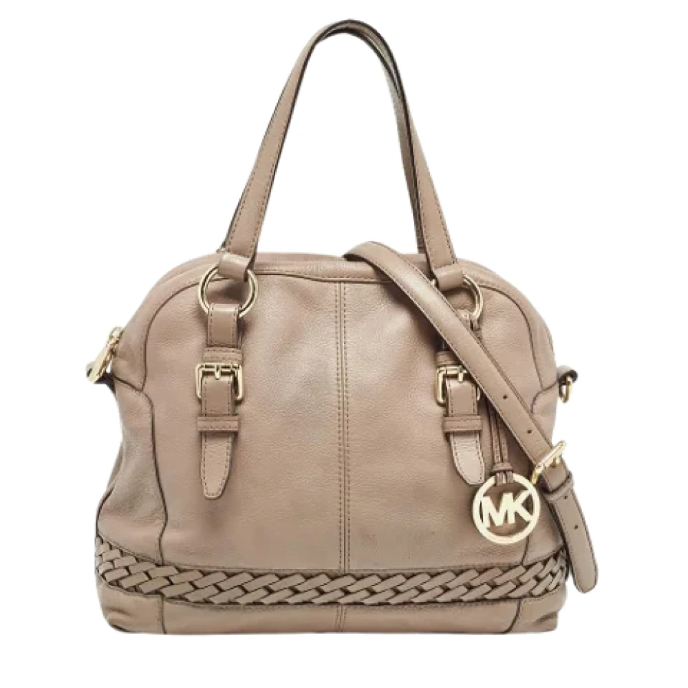 Michael Kors Pre-owned Leather handbags Beige Dames