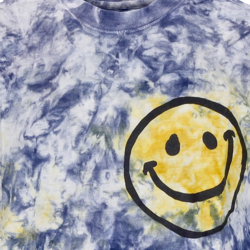 Market Smiley Tie Dye Heren T-shirt Multicolor Heren