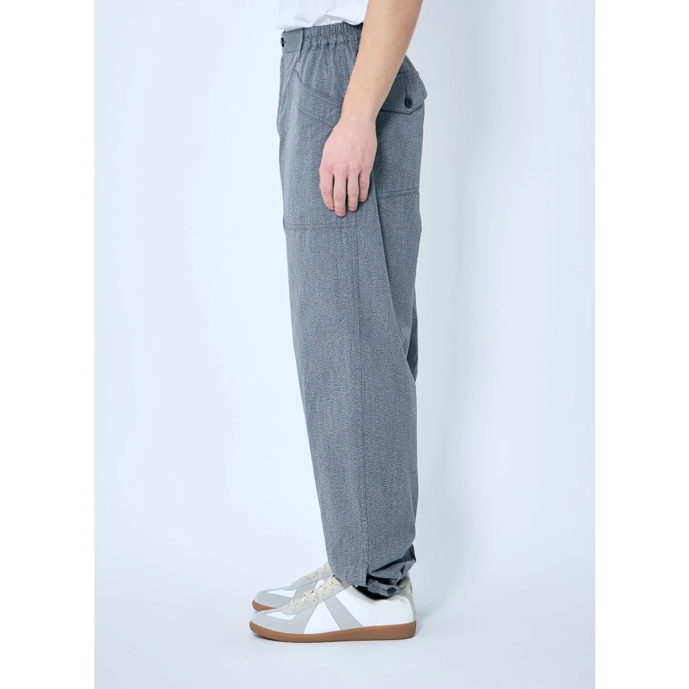 visvim Katoenen Broek met Verstelbare Manchetten Gray Heren