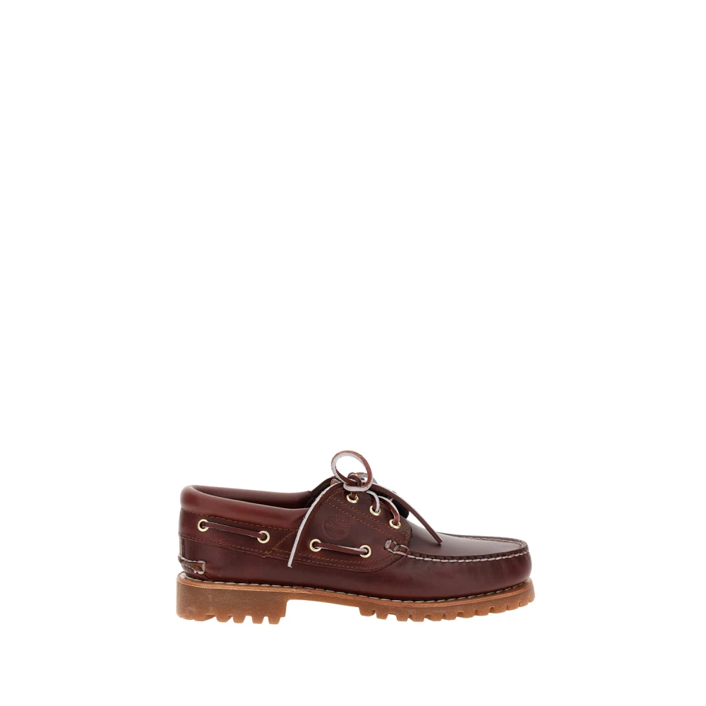 Timberland Uomo Rosso - Scarpa Da Barca 3 Occhielli Con Suola Carrarmato Cucita A Mano - Shoes - 42 1/2 Eu - Immagine 1