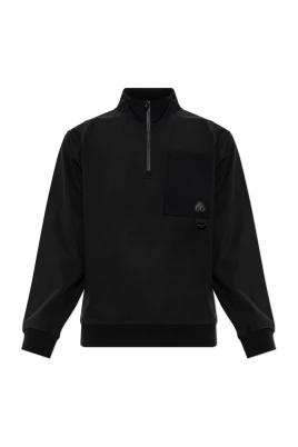 Sweatshirt med patchfickor