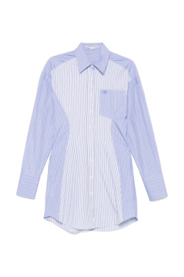 striped-shirt-mini-dress