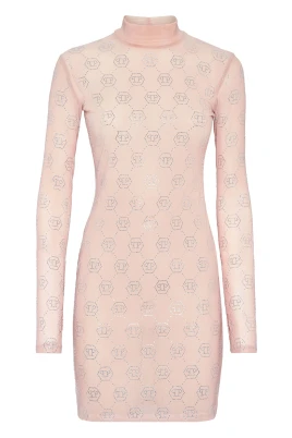 Shirt Dress Monogram Strass