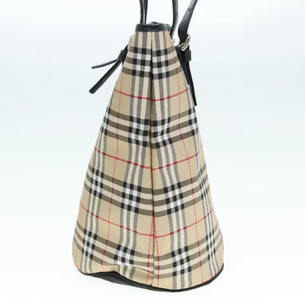 Burberry Vintage Pre-owned Fabric totes Beige Dames
