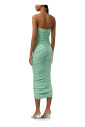 mint-sleeveless-ruched-midi-dress