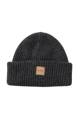 grey-ribbed-knit-beanie-hat