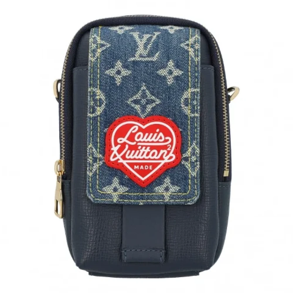 Louis Vuitton Vintage Pre-owned Denim crossbody-bags Multicolor Dames