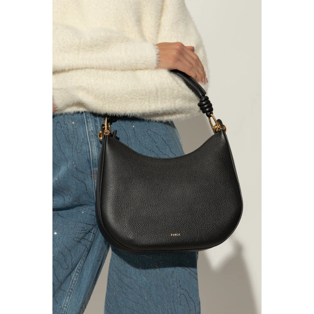 Furla Tas Sfera Klein Black Dames