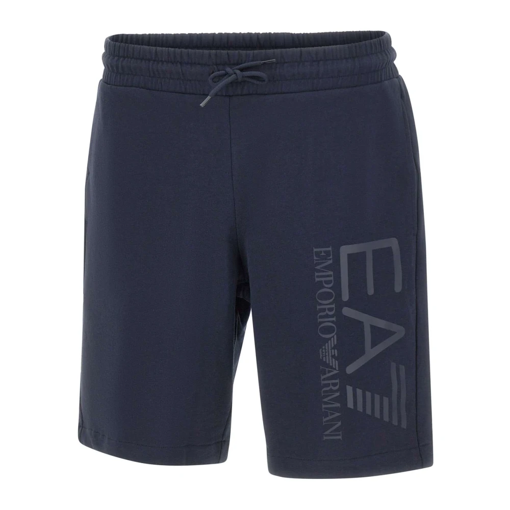 Emporio Armani Ea7 Mannelijk Blauw Core Identity Shorts