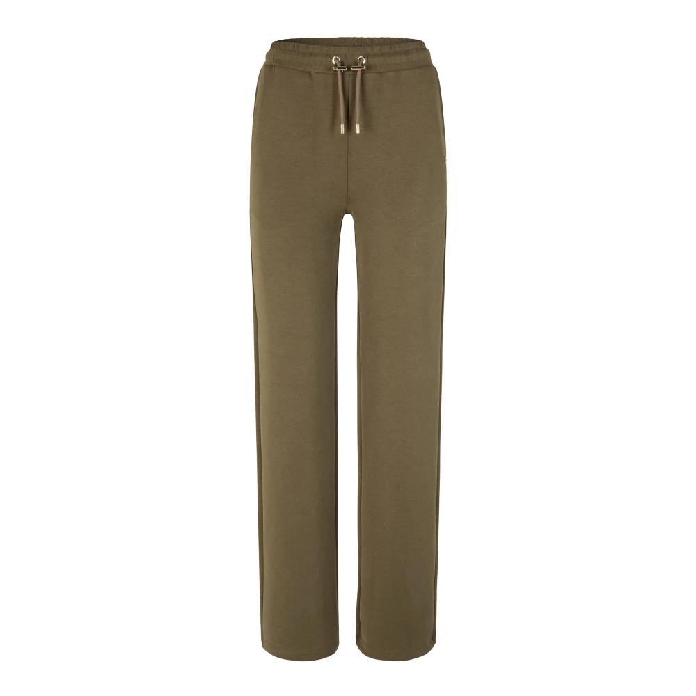 Joop! Sportieve Stijl Olijfgroene Leggings met Trekkoord Taille Green Dames