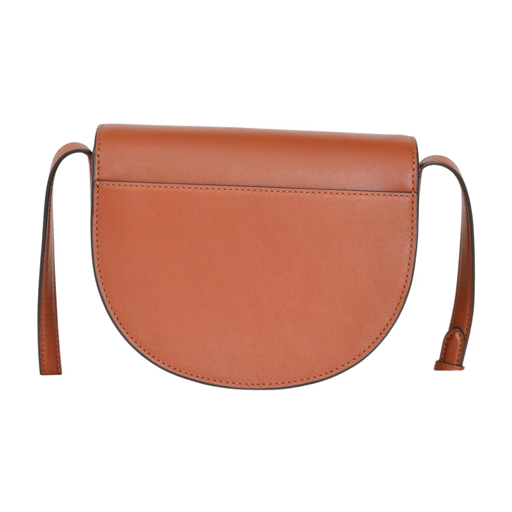 Ralph Lauren Medium Witley leren schoudertas Brown Dames