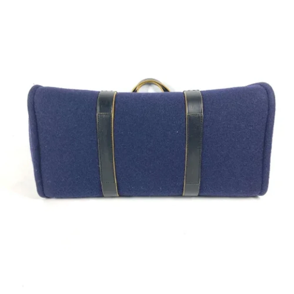 Fendi Vintage Pre-owned Wool fendi-bags Blue Dames