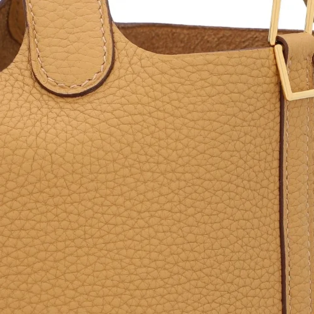 Hermès Vintage Pre-owned Leather handbags Brown Dames