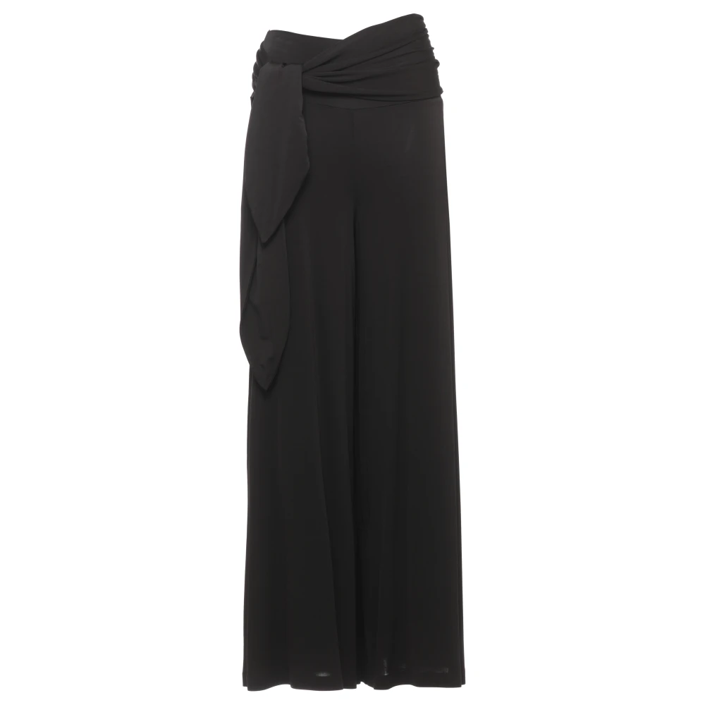 Marella Donna Nero Pantaloni, M, New,