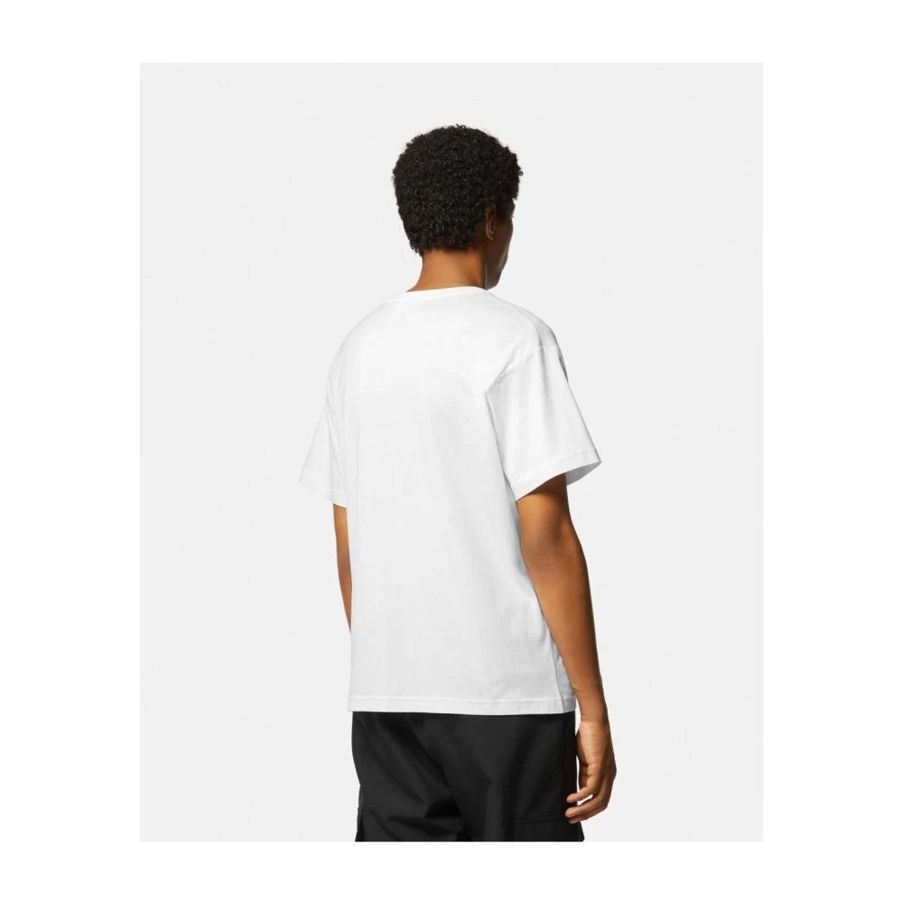 Versace Jeans Couture Katoenen T-shirt White Heren