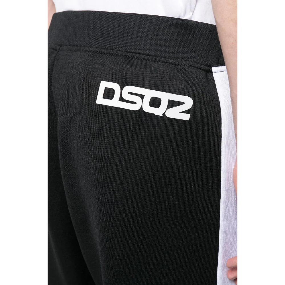 Dsquared2 Logo Trainingsbroek Black Heren