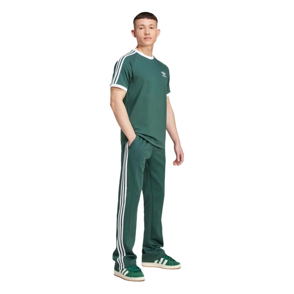 Adidas 3-Stripes T-shirt Green Heren