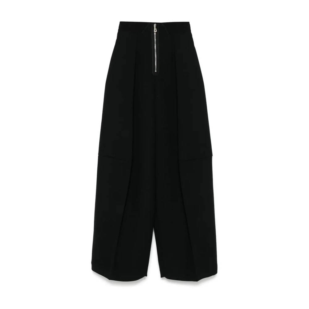 Jean Paul Gaultier Crepe Bonded Broek Black Dames