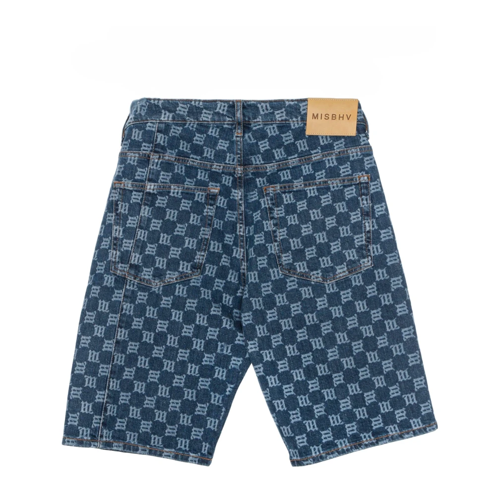 Misbhv Denim Shorts Blue Heren
