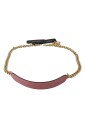 bandouliere-rose-en-cuir-avec-chaine-doree-et-acrylique