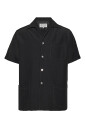 chemise-noire-en-acetate-avec-col-pointu