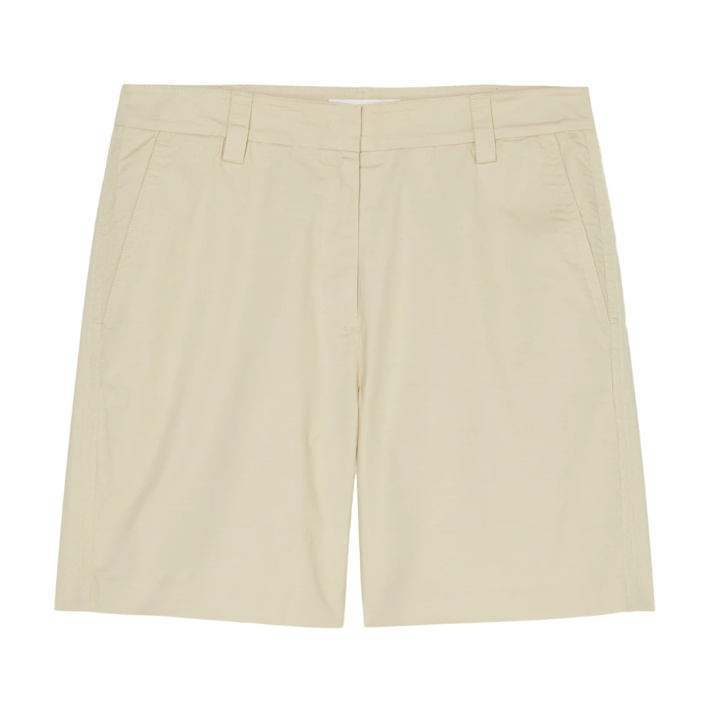 Marc O'Polo Stretch Chino Shorts Regular Fit Beige Dames