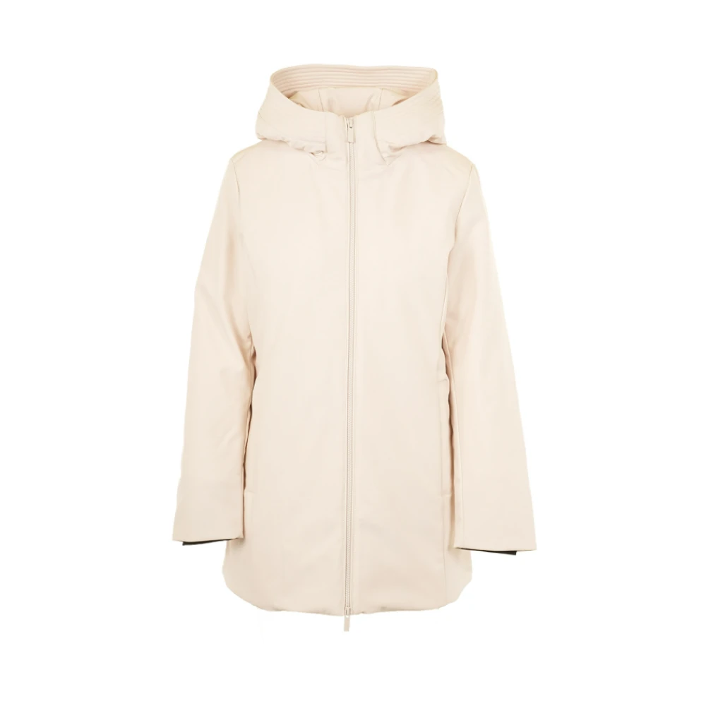 Woolrich Women's Beige Firth Parka - Parkas - L - Coats