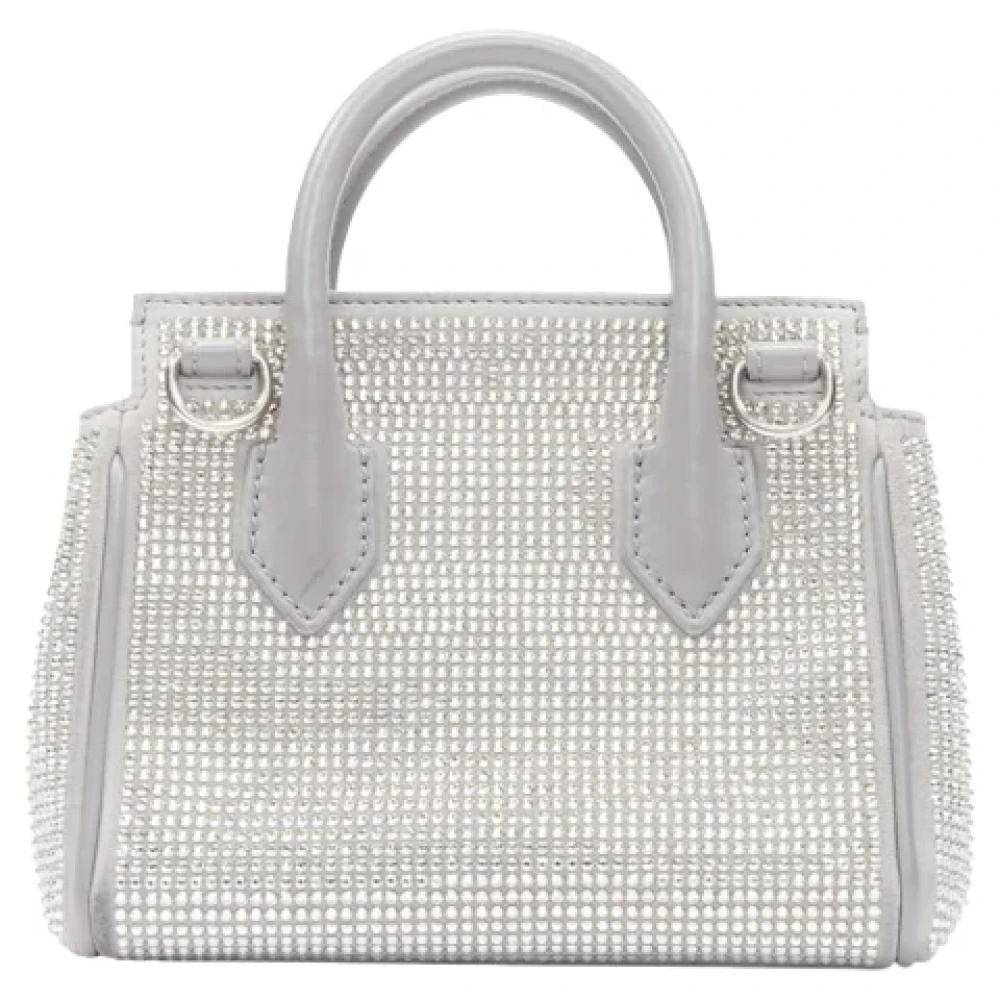 Versace Leather handbags Gray Dames