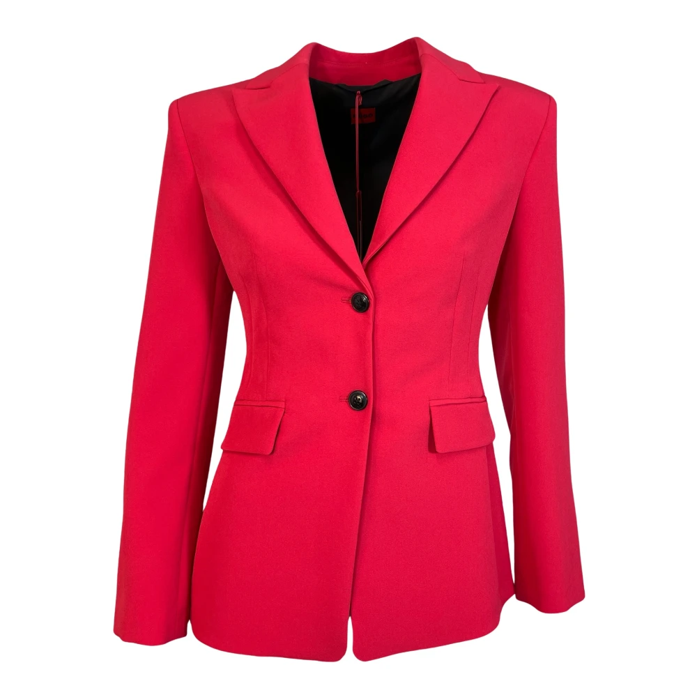 Hugo Boss Rode Damesblazer Elegante Stijl Red Dames