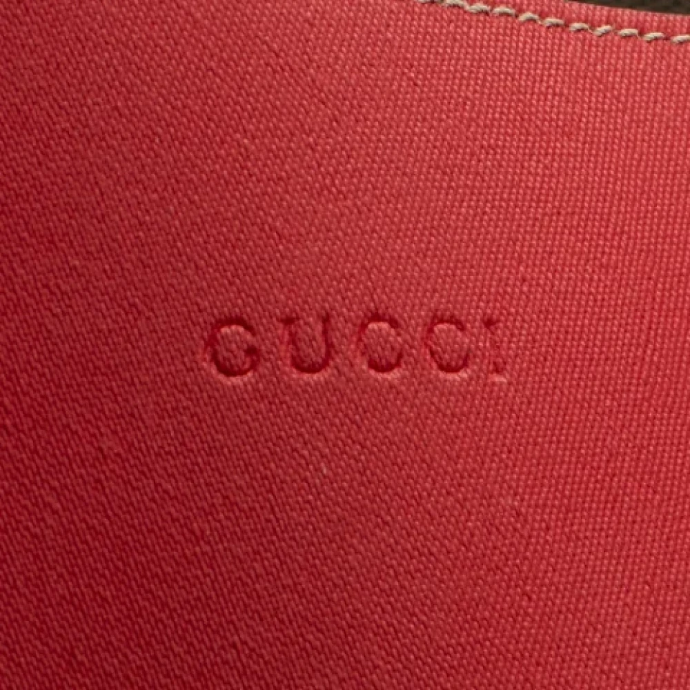 Gucci Vintage Pre-owned Canvas gucci-bags Red Dames