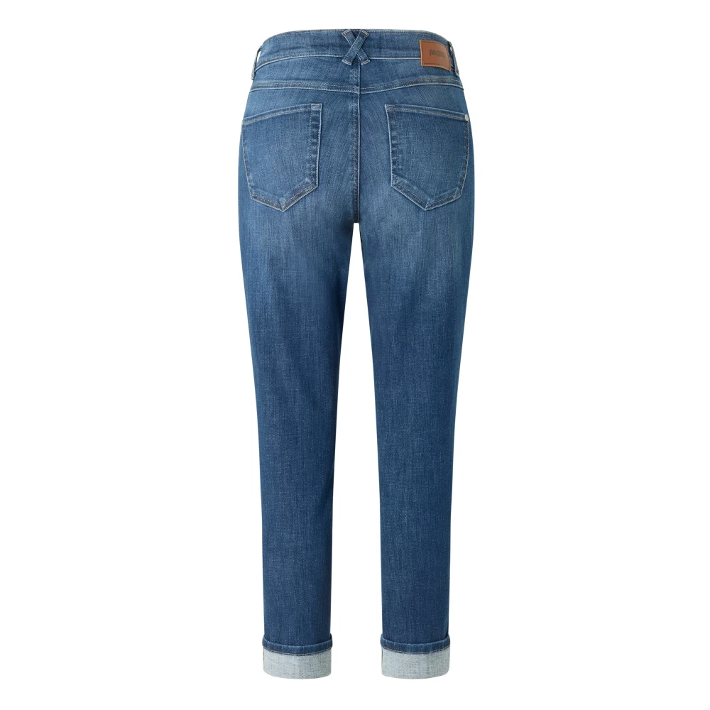 Angels Stijlvolle Crop Top Blue Dames