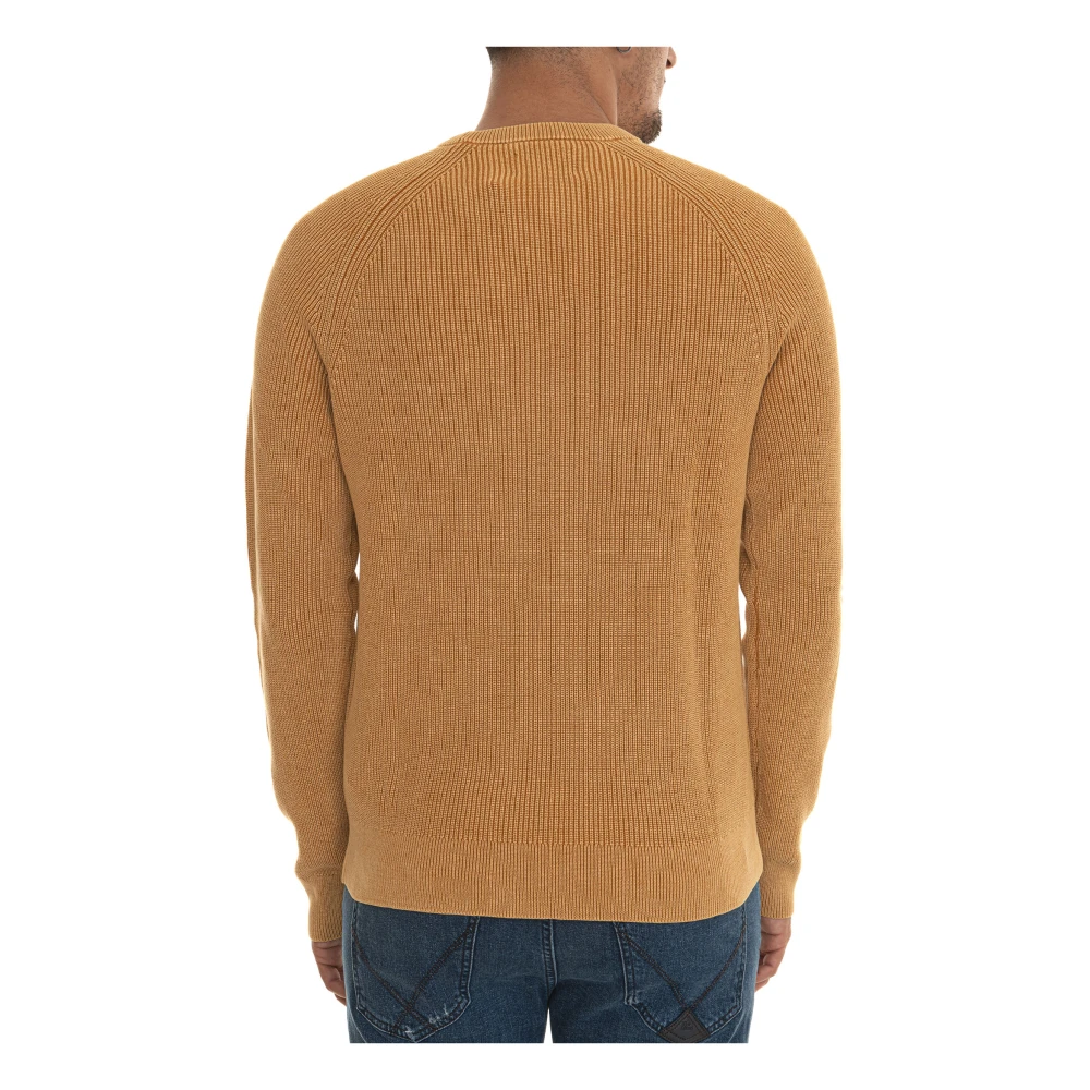 Gant Stone Washed Raglan Pullover Yellow Heren