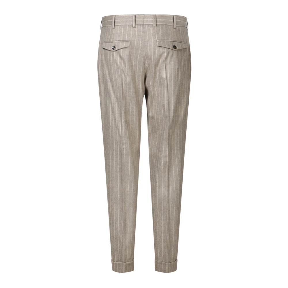 PT Torino Blauwe elegante broek voor mannen Beige Heren