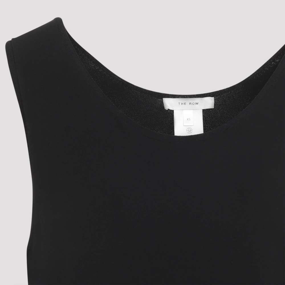 The Row Zwarte Jurk Aw24 Black Dames