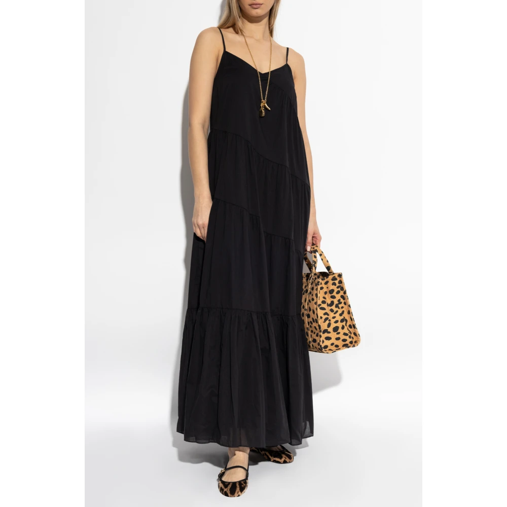Michael Kors Katoenen jurk met bandjes Black Dames
